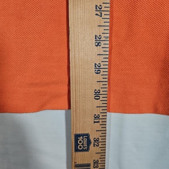 Lacoste Polo Shirt Mens 4XL (9) Cotton Embroidered Croc Logo Peach Tag 9 Preppy - Picture 4 of 9